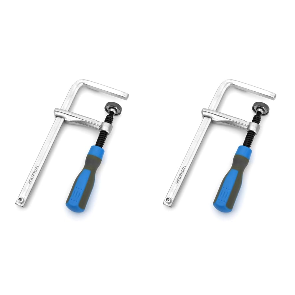 Wupiusa 160x60mm Woodworking Plastic Handle Dovetail Clamp Suitable for Rail Woodworking DIY Desktop Groove Fixing 2Pcs