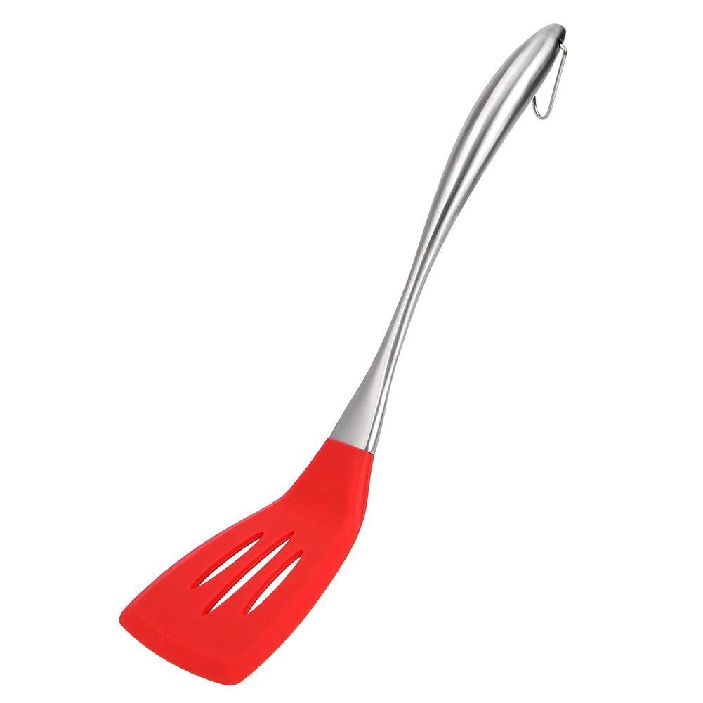 Baskety Heat Resistant Silicone Spatula - Red -1