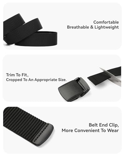 Image of CHAOREN Baseball Boys Belt, 1.25 inch Nylon Kids Tactical Belt, Adjustable for Golf And Softball