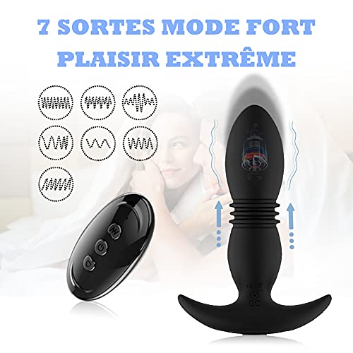 Plug anal vibrant avec télécommande sans fil pour débutant et couple - 3