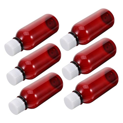 6個 薬瓶 ピルボックス 薬 薬の保管 旅行医学オーガナイザー カプセル容器 薬の保存瓶 薬収納オーガナイザー 薬品保管容器 薬オーガナイザー ペット