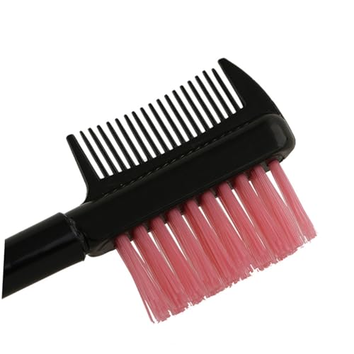 Vaguelly Eyelash Eyebrow Comb Double Ended Makeup Brush Tool for Precision Application Versatile Cosmetic Brush for Shaped Brows and Defined Lashes Random Color