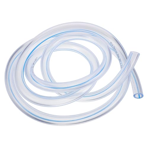NUOBESTY Tuyau à lait pour machine à traire - Tuyau de rechange transparent en plastique pour équipement de traite agricole, flexible pour la traite des vaches, chèvres et moutons