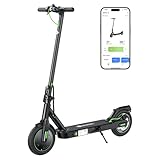 isinwheel S9Pro Trottinette Électrique Adulte,Autonomie 30 km,Electric Scooter 350W,Vitesse 6/15/25 km/h,Double Frein,Pneus 8,5' Increvables,Suspension Intégrée,Pliable