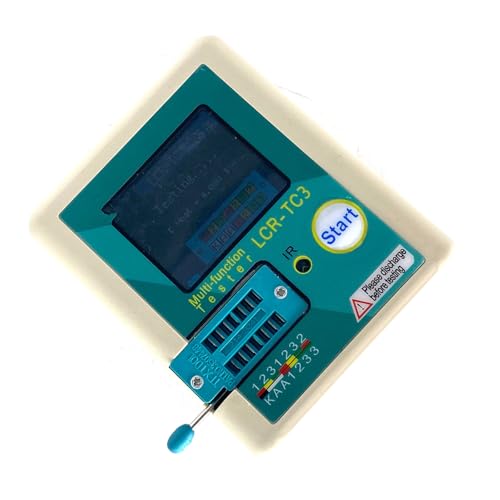 Image of LCR-TC3 Multi Function Transistor Tester Diode Triode Capacitor Resistor LCD Display Test Meter, white.