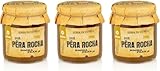 Mermelada de Pera Rocha - Pack de 3 Frascos de 280g - Experiencia Completa y Nutritiva - Ideal para Postres y Desayunos - Sin Colorantes ni Conservantes - Producto Gourmet de Origen Portugués
