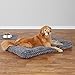 Amazon Basics Cat and Dog Bed and Crate Pad, Machine Washable, Indoor, 46 x 29 x 4 inches, Gray