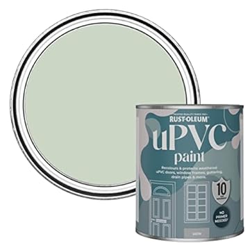 Rust-Oleum Green uPVC Door and Window Paint In Satin Finish - Laurel Green 750ml