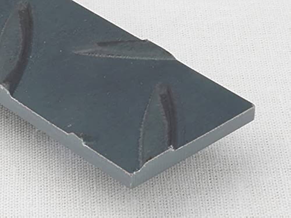 Amazon.co.jp: オーダーカット 縞鋼板 板厚3.2mm 600mm × 600mm