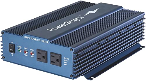Power Bright Aps1000-12 Pure Sine Power Inverter 1000 Watt Continuous / 2000 Watt Peak 12 Volt Dc To 120 Volt Ac #TOP29