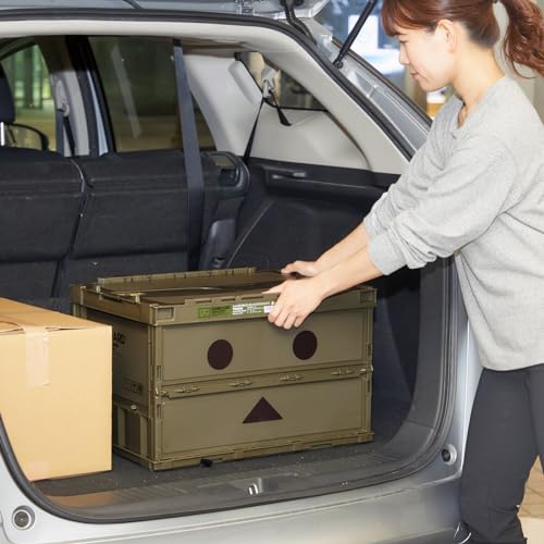 トラスコ中山 ダンボー 薄型折りたたみコンテナ 50L TR-C50B-A-DNB-OD