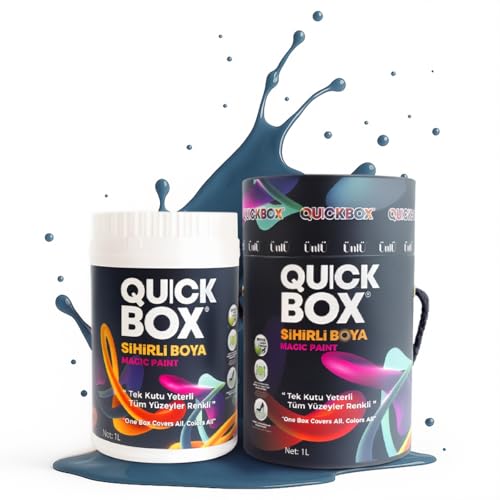 QUICKBOX® – All-In-One Paint for Durable Cabinet, Kitchen Cabinet, Furniture and Multi Surface Refinishing Paint