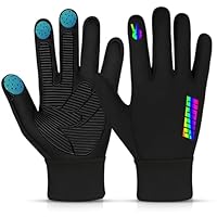 SAGA SPORTS Kids thermal gloves | Water Resistance, Touchscreen-Compatible with Reflector Logo | Warm Anti-Slip for Outdoor Activities age 4-12| Durable and Machine Washable