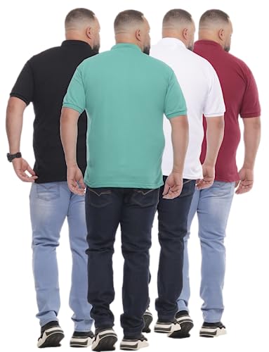 Kit 4 Camisa Polo Plus Size Tamanho Especial G5