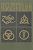 Led Zeppelin Men's Ledzeppelin_Gold Symbols in Black Square_Men_Green_ts: 1xl T-Shirt Not Applicable, Black (Black Black), X-Large #3