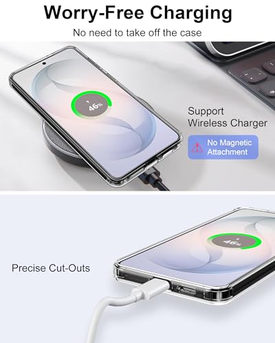 Image of HOOMIL Case for Samsung Galaxy S26 Plus, Anti-Yellowing, Crystal Clear