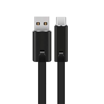Reusable USB Cable, Both End Repairable Fast Charging Cord Compatible with iProduct, Micro/Type C Android Smartphone, 1.5 M / 5 Fts Renewable Quick Repair Recycling Phone Accessory