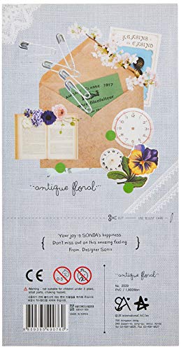 Rayher 59516000 Sticker Antique Floral 15 x 9.2 cm PVC 1 Sheet, Multi-coloured, Normal - Image 2