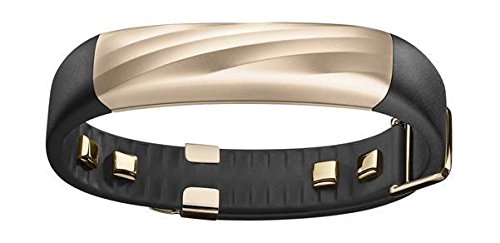 Jawbone UP3 JL04-6003ABD-US Activity Tracker Band with Heart Rate Monitoring, Sleep Tracking and Smart Coach System (Black Gold Twist) OPEN BOX