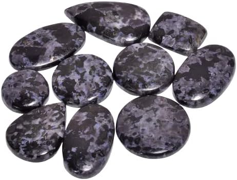Natural Gemstone- Healing Crystals for DIY Jewelry Making -Loose Natural Cabochon -Perfect for Crafting Unique Jewelry Designs (5 pcs, 25-35 mm)