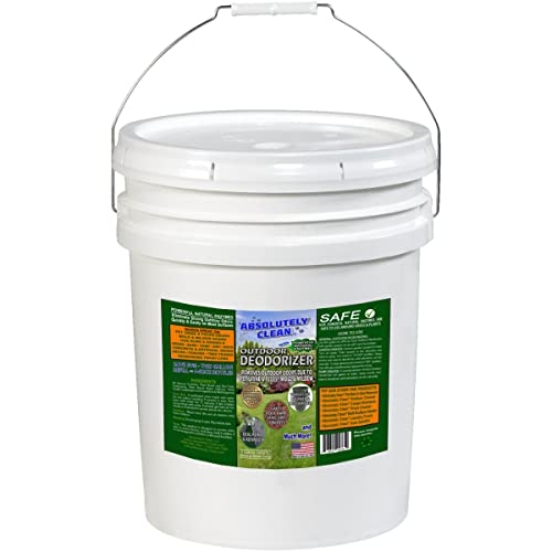 Image of Absolutely Clean Amazing Outdoor Deodorizer odor eliminator Natural Enzyme Just Spray & Walk Away Grass, AstroTurf, Dog Runs, Patios, Decks, Fence & More Vet Approved - odor eliminator for strong odor