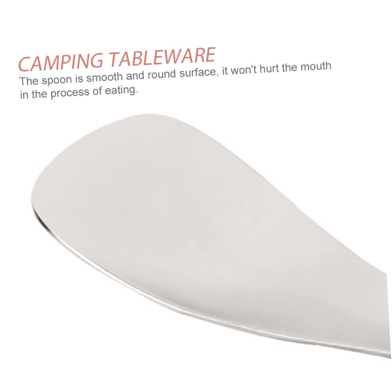 INOOMP 2pezzi Cucchiaio Titanio Multiuso Per Outdoor Posate Ultraleggere Da Campeggio Per Picnic e Viaggi Resistente Alla e Facile Da Trasportare