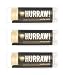 Hurraw Sun Protection (SPF 15, Tangerine, Chamomile) Lip Balm, 3 Pack