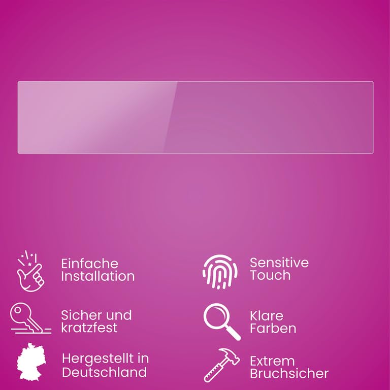 atFoliX Plastic Glass Protective Film compatible with Denon AVC-X4700H Glass Protector, 9H Hybrid-Glass FX Screen Protector