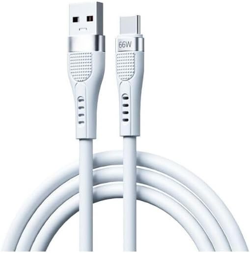 PDATeknoloji 66W Type-C Hızlı Şarj ve Data Kablosu 1.3m Beyaz AZ-B02a