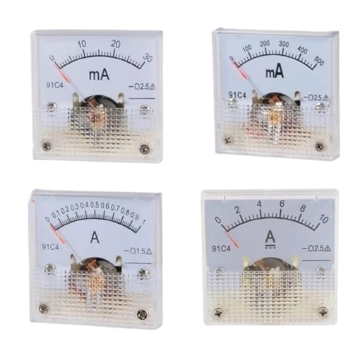 Ampèremètre CC à pointeur 91C4 cadran de mesure analogique 3A pour testeur de circuit