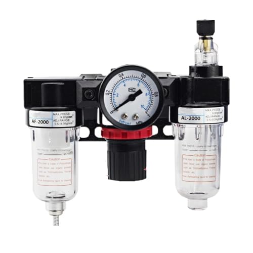 Régulateur de pression AC2000-02 1/4 pouce avec manomètre intégré