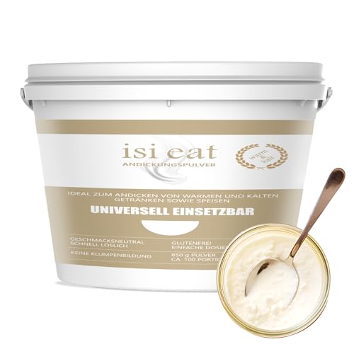 Andickpulver 850g Andickungsmittel bei Schluckstörungen Heiß & Kalt Löslich Andickungspulver Verdickungsmittel Lebensmittel verdicker Glutenfrei Vegan & geschmacksneutral