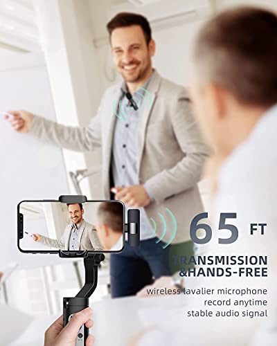 Wireless Lavalier Microphone For Android, Iphone, Ipad, Pc, Laptop, Tablet, Camera, Plug-Play, Video Recording, Live Stream, Vlogging, Youtube, Interview, Instagram, Facebook, Tiktok (2 Pack) #TOP6