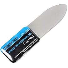 Mobile Phone Curved LCD Screen Opening Pry Tools 0.1mm Ultra Thin Flexible Stainless Steel Metal Spudger for iPhone Samsung Repair