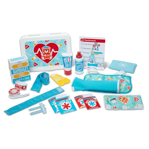 Melissa & Doug Kit Get Well para Juego de Primeros Auxilios – 25 Piezas de Juguete