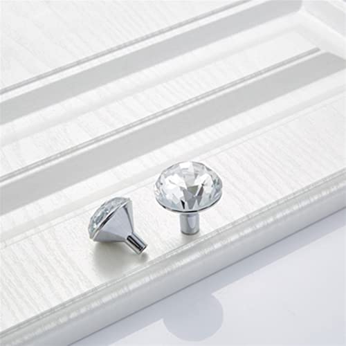 Poignées boule de cristal argenté JCAKES boutons de tiroir pour meuble cuisine - 8