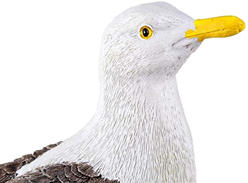 Wsimei Resin Pier Statue Seagull, Garden Crafts Ornaments, Outdoor Sculpture Ornament #TOP6