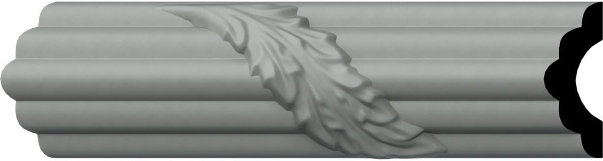Ekena Millwork PML01X00TI-CASE-4 Tirana (4-Pack) Panel Moulding, 1 3/4"H x 3/4"P x 94 1/2"L, Primed