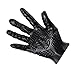 DierCosy Guanti da Massaggio, 1 pz Guanti da Massaggio flirtare Morbido Nero, 11x21cm Donne da Donna a Costine Guanti inastrino, Strumento per Il Corpo Massaggio per Femmina Maschile