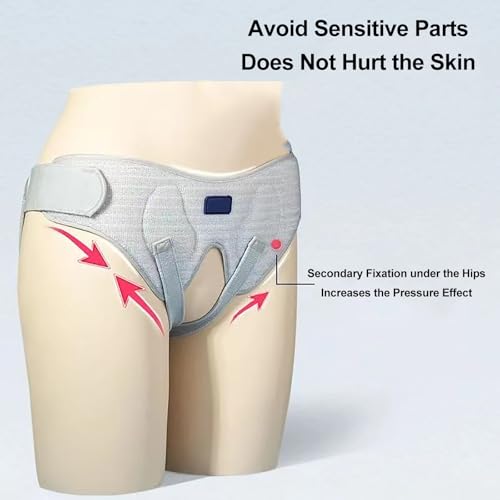 Qiaorong Cintura Per Ernia Inguinale Per Uomo E Donna, Fascia Addominale Contenitiva Adatte Per Ernie Inguinali Cinto Per Ernia Inguinale Cintura Addominale Regolabile(Small) - 3