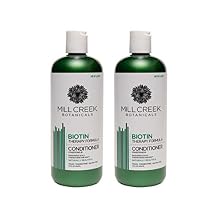 Mill Creek Biotin Conditioner, Natural and Organic, 14 fl. oz. Pack of 2