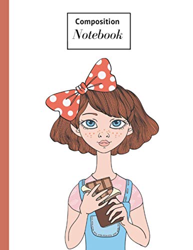 Composition Notebook: Chocolate composition notebook, diary, journal or notes taking. College ruled