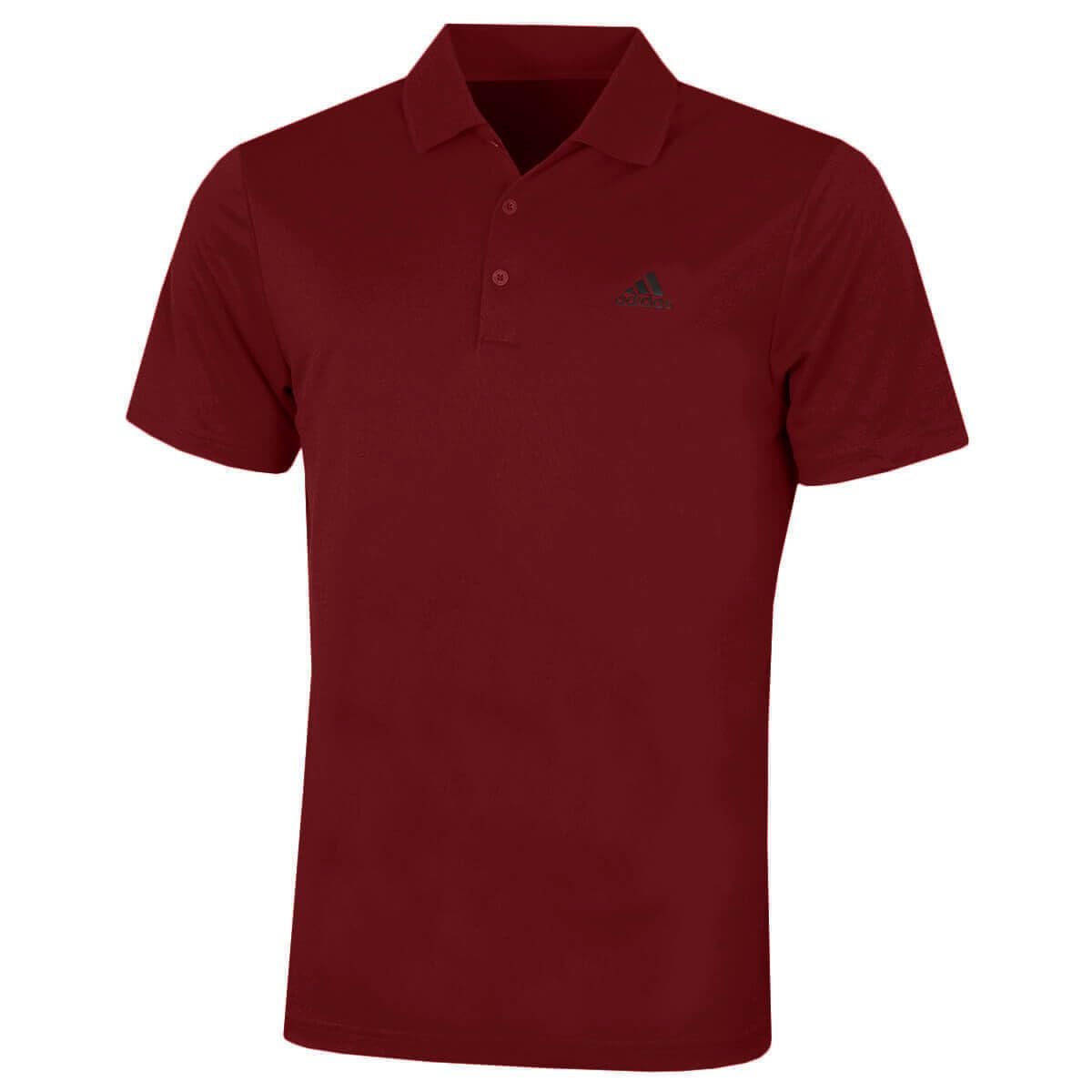 adidas Men's Core Performance Primegreen Polo Shirt, Collegiate Burgundy, 3XL