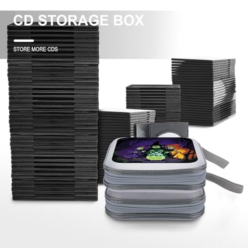 Étui CD portable 40 emplacements pour protéger vos disques des rayures en voyage