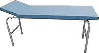 Maca Mesa de Exame Clínico Hospitalar 55x180cm Estofada Azul Céu