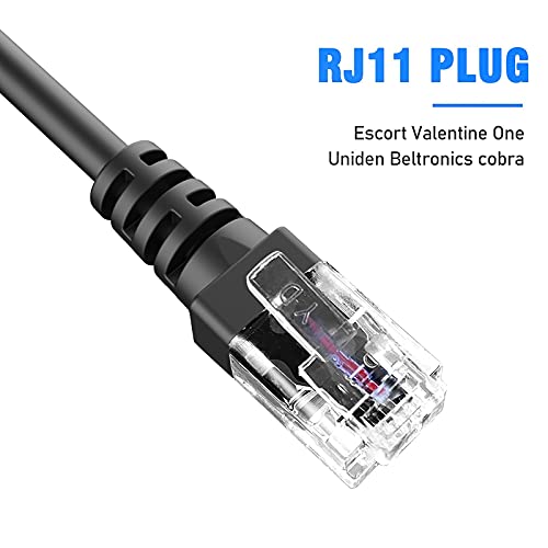 Kit de cable duro para detector de radar Escort y Uniden con conexion rapida 4
