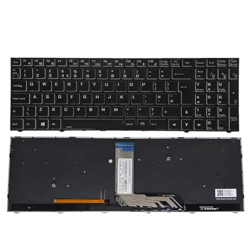 Clavier rétroéclairé pour CLEVO PB50 PB51 travailler dans le noir confortablement