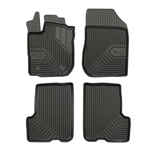 FROGUM No.77 Tapis de Sol Voiture en Caoutchouc Toutes Saisons pour Dacia Logan MCV I 2006-2013 | Matériau TPE Durable