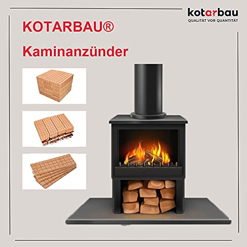 KOTARBAU Kaminanzünder 2600.Stk Grillanzünder Würfel Schnellanzünder Öko Ofenanzünder Kohlenanzünder Feueranzünder… - Image 7