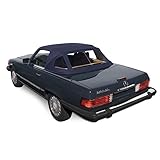 Compatible With: Mercedes R107 280SL 560SL 380SL 450SL Convertible Soft top 1972-89 BLUE Canvas Cloth